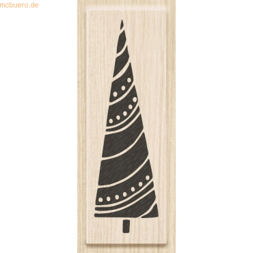 4011643964709 - Motivstempel Baum mit Girande 21x7cm
