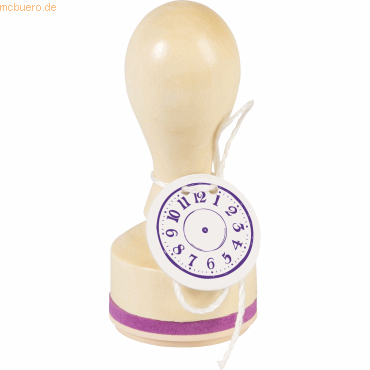 4011643947795 - 3 x Motivstempel rund Clock 32cm 4011643947795 - 3 x Motivstempel rund Clock 32cm