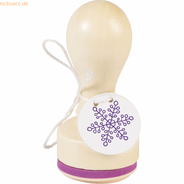 4011643951273 - 3 x Motivstempel rund Eiskristall 1 32cm 4011643951273 - 3 x Motivstempel rund Eiskristall 1 32cm