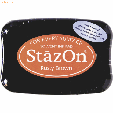 0712353150423 - Stempelkissen 10x6cm rustybrown