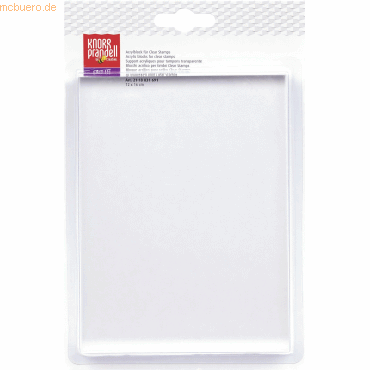 8712926415975 - Acrylblock für Clearstempel groß 12x16cm 8712926415975 - Acrylblock für Clearstempel groß 12x16cm