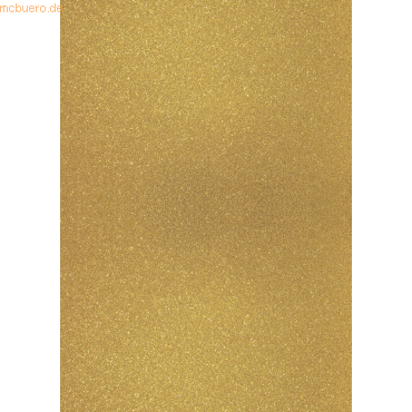 4011643778399 - 10 x Glitterkarton A4 360g qm dunkelgold 4011643778399 - 10 x Glitterkarton A4 360g qm dunkelgold
