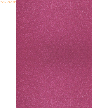 4011643778450 - 10 x Glitterkarton A4 360g qm fanzösischrot