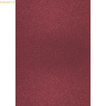 4011643778511 - 10 x Glitterkarton A4 360g qm weinrot 4011643778511 - 10 x Glitterkarton A4 360g qm weinrot