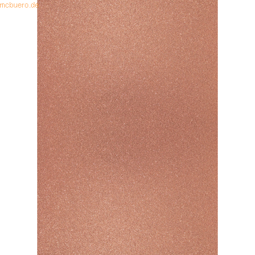 4011643778627 - 10 x Glitterkarton A4 360g qm dunkelkupfer 4011643778627 - 10 x Glitterkarton A4 360g qm dunkelkupfer
