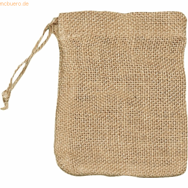 24 x Knorr prandell Jute-Säckchen 15x11cm natur