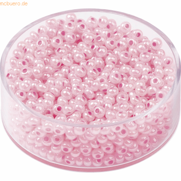 4011643407121 - 6 x Rocailles 25 mm rosa VE=13g