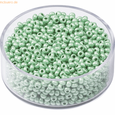 4011643737815 - 6 x Rocailles 25 mm mintgrün VE=13g