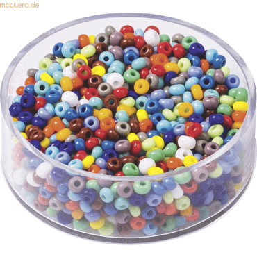 4011643407367 - 6 x Rocailles 25 mm sortiert VE=13g