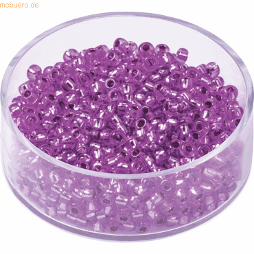 4011643715080 - 6 x Rocailles 25 mm orchidee VE=13g