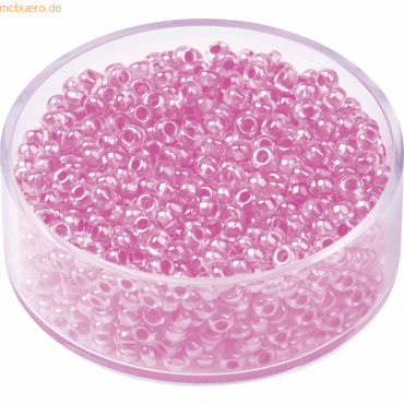 4011643406520 - 6 x Rocailles 25 mm erika VE=13g 4011643406520 - 6 x Rocailles 25 mm erika VE=13g
