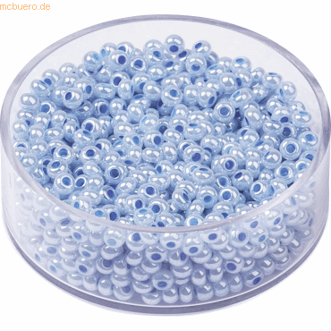 4011643410961 - 6 x Rocailles 25 mm wasserblau VE=13g 4011643410961 - 6 x Rocailles 25 mm wasserblau VE=13g