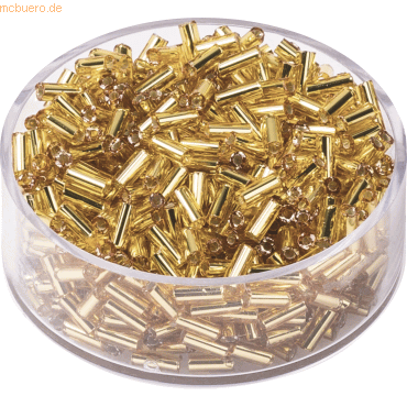 4011643409132 - 6 x Rocailles 5x2 mm gold VE=13g