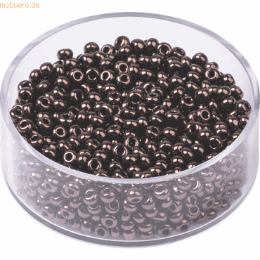 4011643715370 - 6 x Rocailles 25 mm rotbraun VE=13g 4011643715370 - 6 x Rocailles 25 mm rotbraun VE=13g