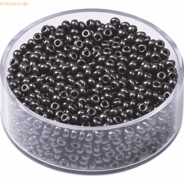 4011643737846 - 6 x Rocailles 25 mm schwarz VE=13g