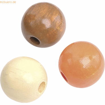 4011643959194 - 5 x Holzperlen 6mm VE=125 Stück natur orange