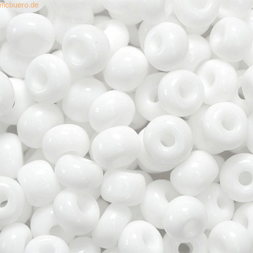 4011643007604 - 5 x Rocailles 5 mm weiß VE=35g