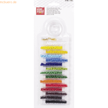 4011643682290 - 3 x Perlenset Rocailles opac sortiert VE=17 Teile 4011643682290 - 3 x Perlenset Rocailles opac sortiert VE=17 Teile