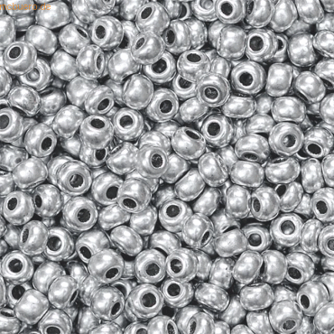 4011643358409 - 5 x Rocailles 25 mm silber VE=20g