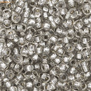 4011643401822 - 5 x Rocailles 25 mm silbergrau VE=15g 4011643401822 - 5 x Rocailles 25 mm silbergrau VE=15g