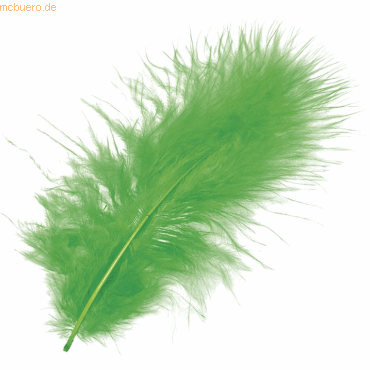 4011643642690 - 10 x Marabufedern 10cm grün VE=15 Stück 4011643642690 - 10 x Marabufedern 10cm grün VE=15 Stück