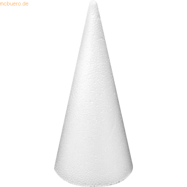 4011643947641 - 5 x Styropor Kegel 20cm weiß 4011643947641 - 5 x Styropor Kegel 20cm weiß