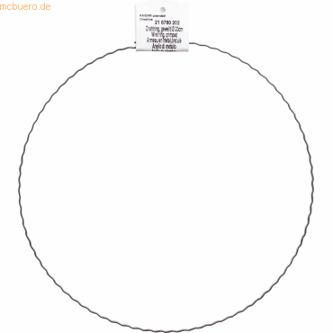 10 x Knorr prandell Drahtring 20cm gewellt