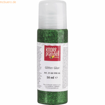 4011643674912 - 6 x Glitter Glue 50 ml dunkelgrün