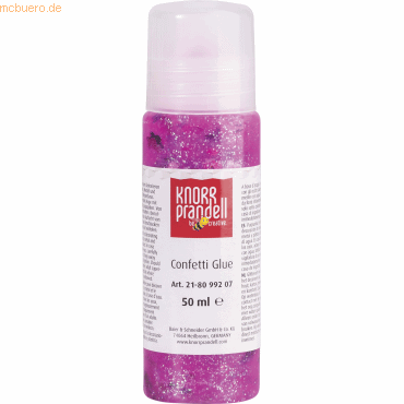 4011643962842 - 6 x Glitterfarbe Konfetti Glue 50ml Blumen pink 4011643962842 - 6 x Glitterfarbe Konfetti Glue 50ml Blumen pink