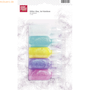 4011643964518 - 5 x Glitterfarbe Glue Set 3x30ml Rainbow 4011643964518 - 5 x Glitterfarbe Glue Set 3x30ml Rainbow