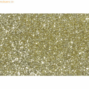 4011643677951 - 6 x Glitter fein 75x28 cm weißgold 7g