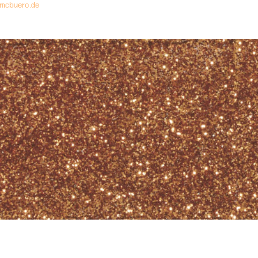 4011643677005 - 6 x Glitter fein 75x28 cm kupfer 7g