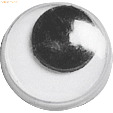 4011643363403 - 12 x Wackelaugen 12 mm schwarz weiß VE=26 Stück 4011643363403 - 12 x Wackelaugen 12 mm schwarz weiß VE=26 Stück