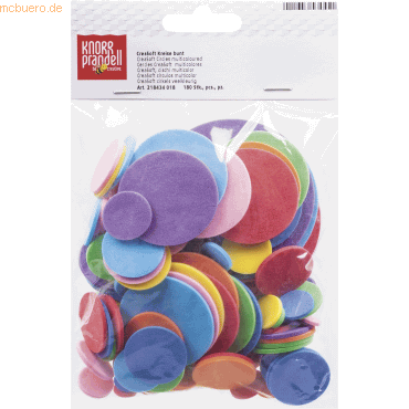 4011643534551 - 6 x Moosgummi Creasoft Kreise 16g VE=180 Stück 4011643534551 - 6 x Moosgummi Creasoft Kreise 16g VE=180 Stück