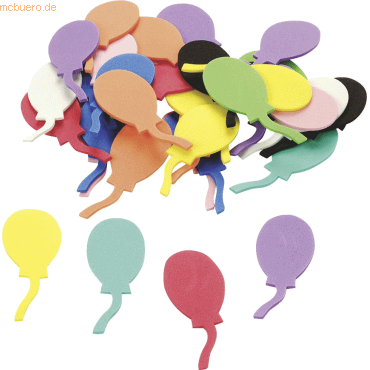4011643201842 - 5 x Moosgummi Creasoft Ballons 35cm VE=50 Stück 4011643201842 - 5 x Moosgummi Creasoft Ballons 35cm VE=50 Stück