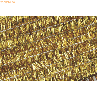 4011643301641 - 6 x Biegeplüsch 50 cmx8mm Durchmesser gold VE=10 Stück