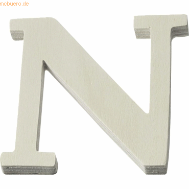 4011643754508 - 6 x Holzbuchstabe N 8x9x1cm natur 4011643754508 - 6 x Holzbuchstabe N 8x9x1cm natur