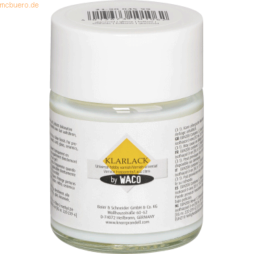 4013673101062 - 6 x Acrylmalfarbe 50ml Klarlack glänzend 4013673101062 - 6 x Acrylmalfarbe 50ml Klarlack glänzend