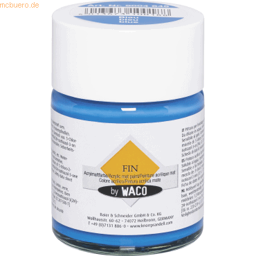 4013673100188 - 6 x Acrylmalfarbe 50ml hellblau 4013673100188 - 6 x Acrylmalfarbe 50ml hellblau