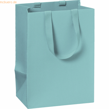 7630021188147 - 10 x Geschenktasche 10x8x14cm One Colour türkis 7630021188147 - 10 x Geschenktasche 10x8x14cm One Colour türkis