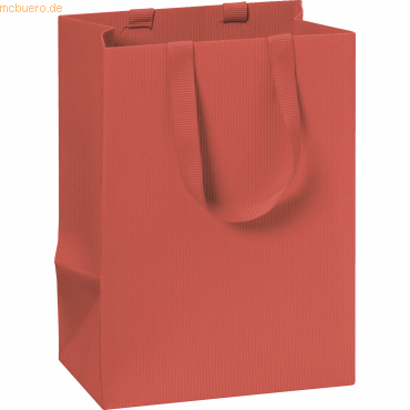 7630021188208 - 10 x Geschenktasche 10x8x14cm One Colour rot