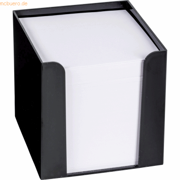 K+E Zettelbox 9,5x9,5x9,5cm schwarz