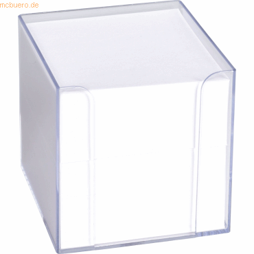 K+E Zettelbox 9,5x9,5x9,5cm transparent
