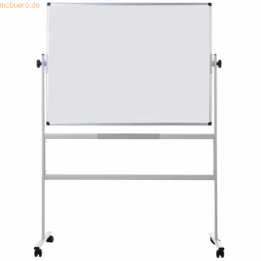 5603750106357 - Mobile drehbare zweiseitiges Keramik-Whiteboard auf Rollen magnetisch 1200 x 900 mm