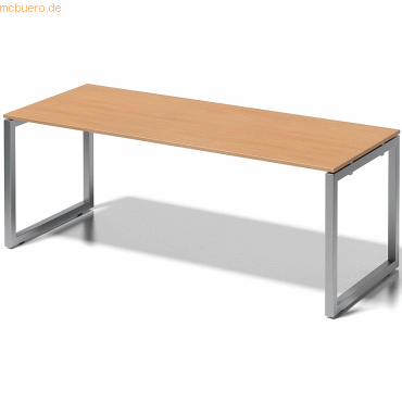 5020073994339 - Cito Schreibtisch Rechteckig Buche O-Fuß-Gestell 2000 (B) x 800 (T) x 740 (H) mm MFC (Melaminbeschichtete Spanplatte) Stahl 5020073994339 - Cito Schreibtisch Rechteckig Buche O-Fuß-Gestell 2000 (B) x 800 (T) x 740 (H) mm MFC (Melaminbeschichtete Spanplatte) Stahl