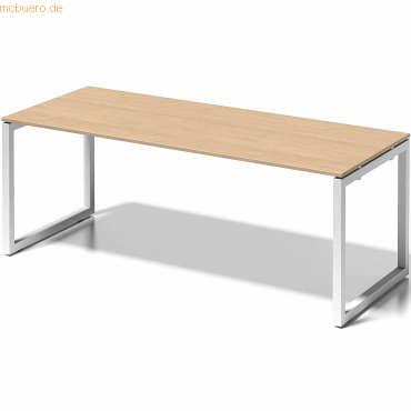5020073998351 - Cito Schreibtisch Rechteckig Ahorn O-Fuß-Gestell 2000 (B) x 800 (T) x 740 (H) mm MFC (Melaminbeschichtete Spanplatte) Stahl 5020073998351 - Cito Schreibtisch Rechteckig Ahorn O-Fuß-Gestell 2000 (B) x 800 (T) x 740 (H) mm MFC (Melaminbeschichtete Spanplatte) Stahl