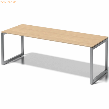 5020073998559 - Cito Schreibtisch Rechteckig Ahorn O-Fuß-Gestell 2200 (B) x 800 (T) x 740 (H) mm MFC (Melaminbeschichtete Spanplatte) Stahl 5020073998559 - Cito Schreibtisch Rechteckig Ahorn O-Fuß-Gestell 2200 (B) x 800 (T) x 740 (H) mm MFC (Melaminbeschichtete Spanplatte) Stahl