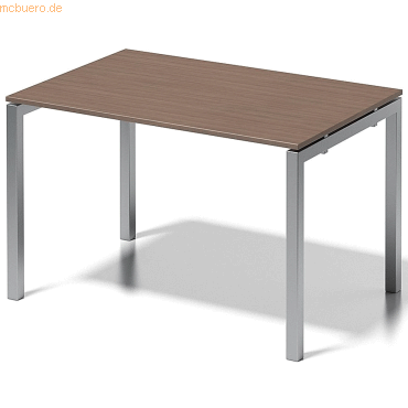 5020073993165 - BISLEY Schreibtisch CITO U-Gestell HxBxT 740 x 1200 x 800 mm Gestell silber Platte Nussbaum