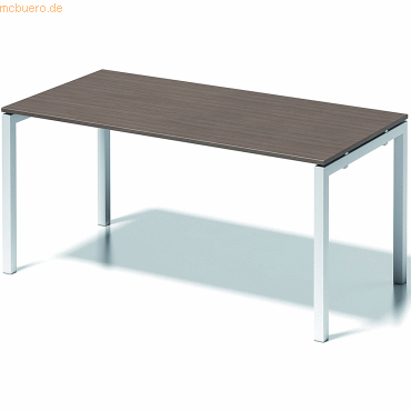 5020073993448 - BISLEY Schreibtisch CITO U-Gestell HxBxT 740 x 1600 x 800 mm Gestell weiß Platte Nussbaum