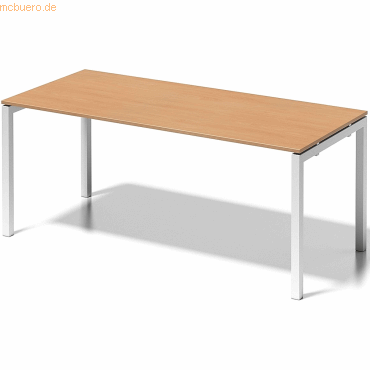 5020073993660 - BISLEY Schreibtisch CITO U-Gestell HxBxT 740 x 1800 x 800 mm Gestell weiß Platte Buche